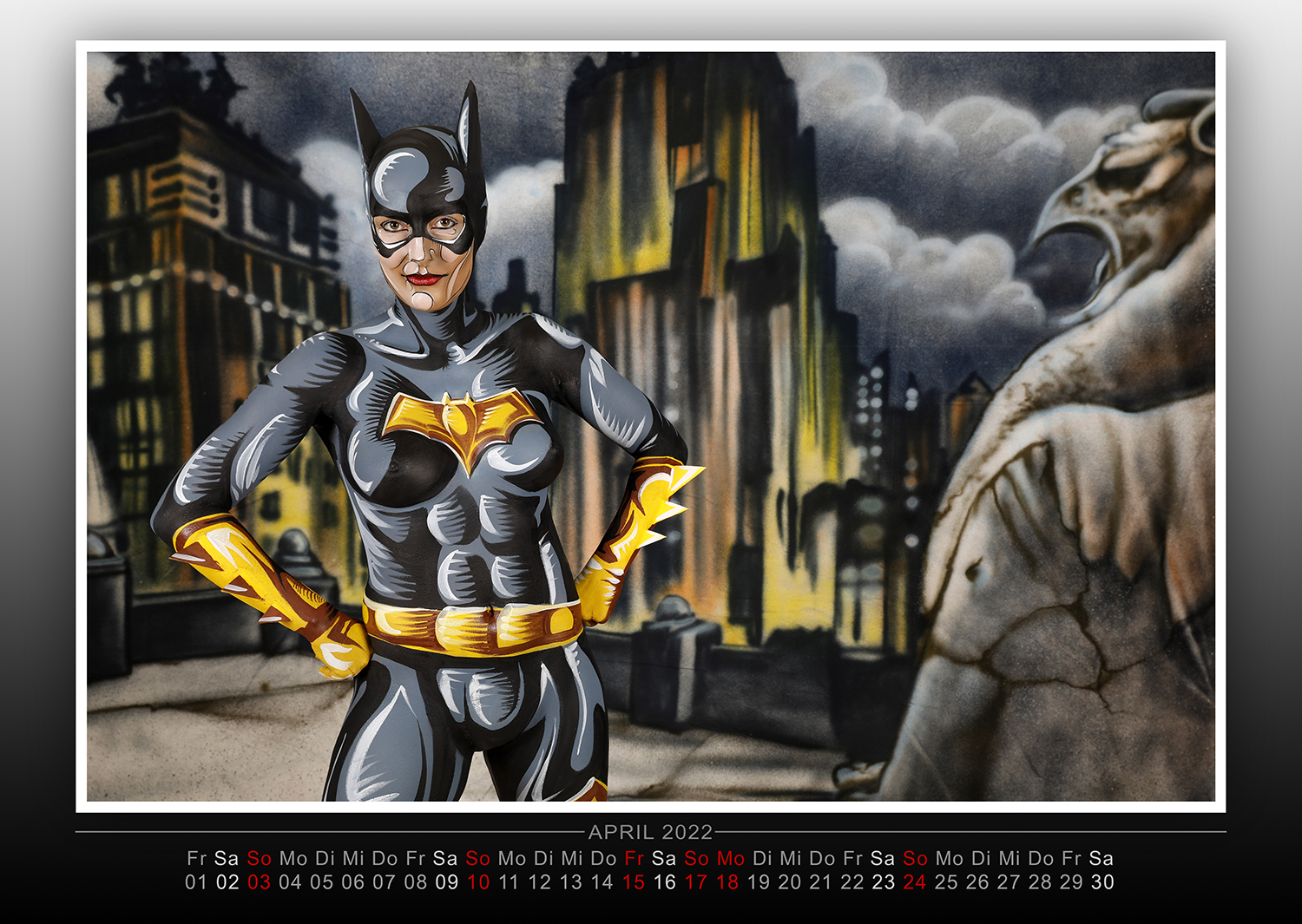 Kalender 2022: Farbkörper - Geek Art - Bodypainting  & Transformaking
