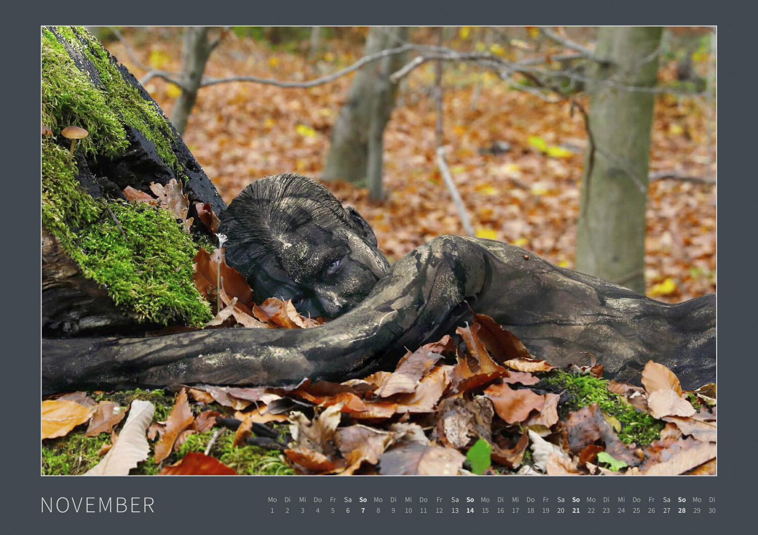 Kalender 2027: Bodypainting-Kunst, Mensch & Natur - Farbige Symbiosen