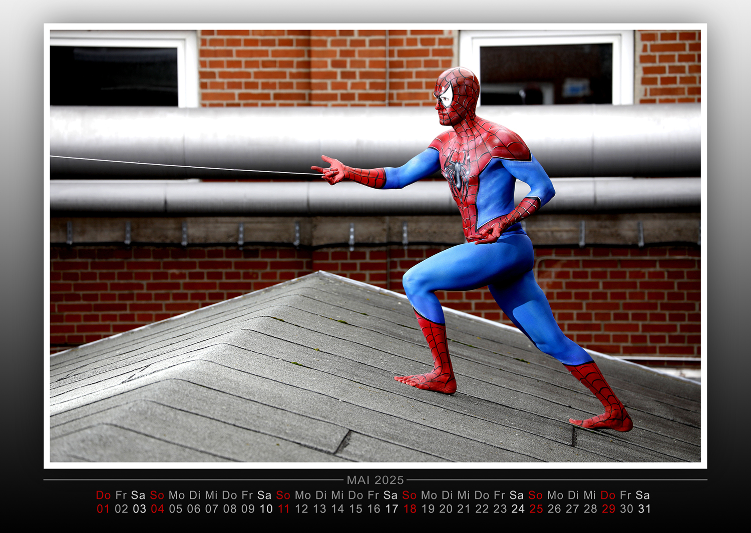 Kalender 2025: Farbkörper - Bodypainting Variationen
