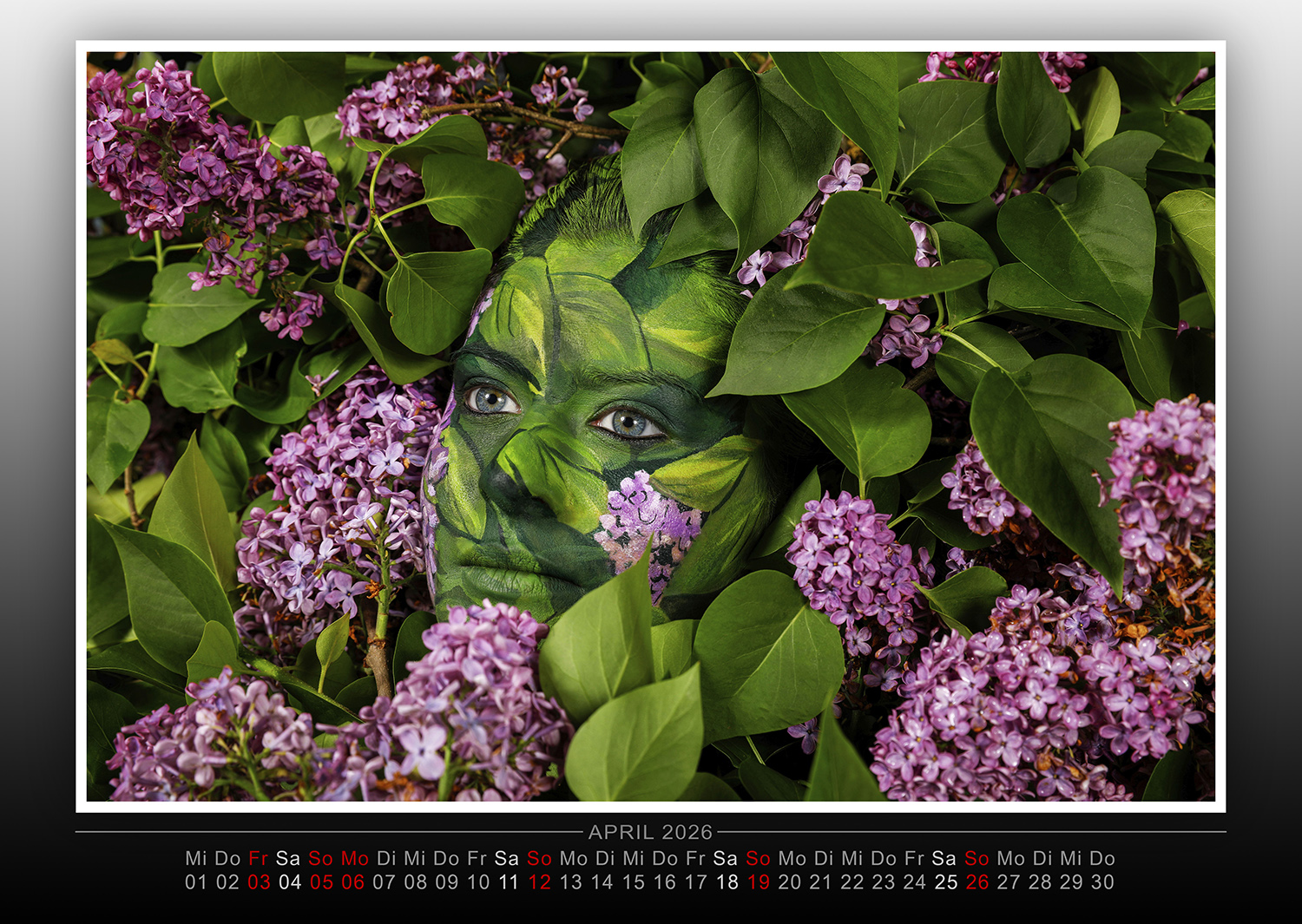 Kalender 2026: Farbkörper - Bodypainting Variationen Kalender 2026: Farbkörper - Bodypainting Variationen