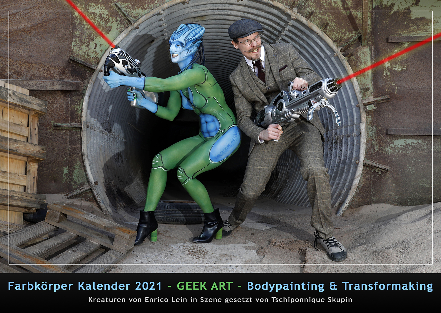Kalender 2021: Farbkörper - Geek Art - Bodypainting & Transformaking Kalender 2021: Farbkörper - Geek Art - Bodypainting & Transformaking