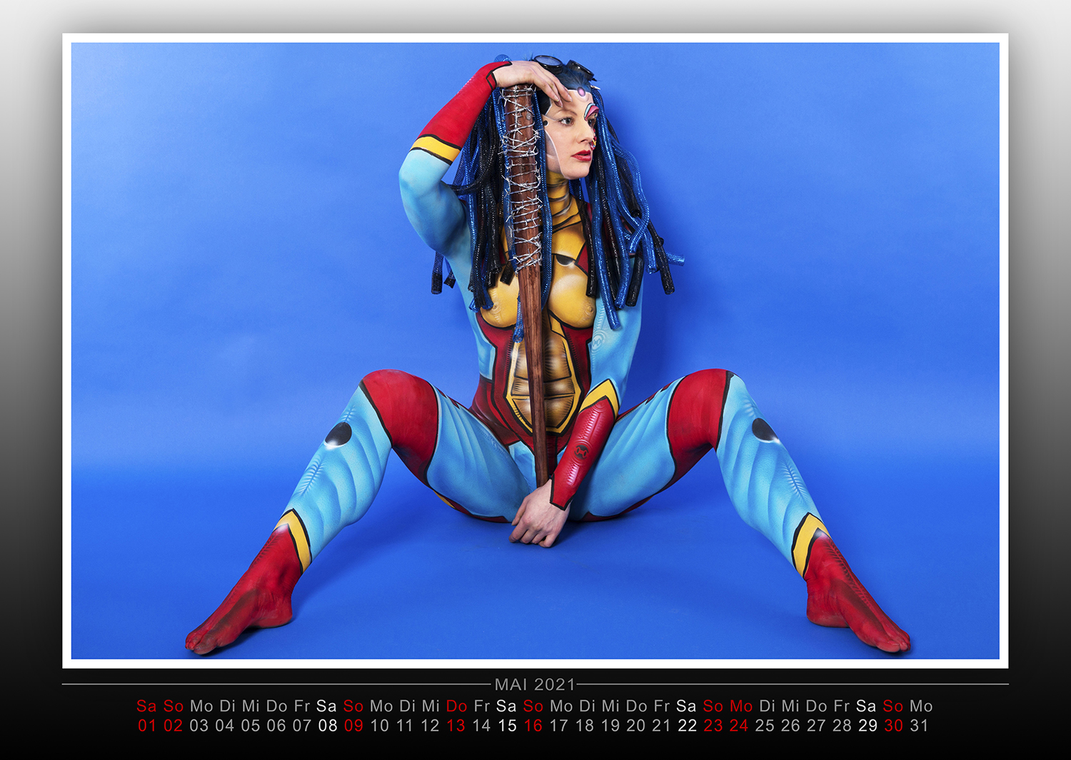 Kalender 2021: Farbkörper - Geek Art - Bodypainting & Transformaking Kalender 2021: Farbkörper - Geek Art - Bodypainting & Transformaking