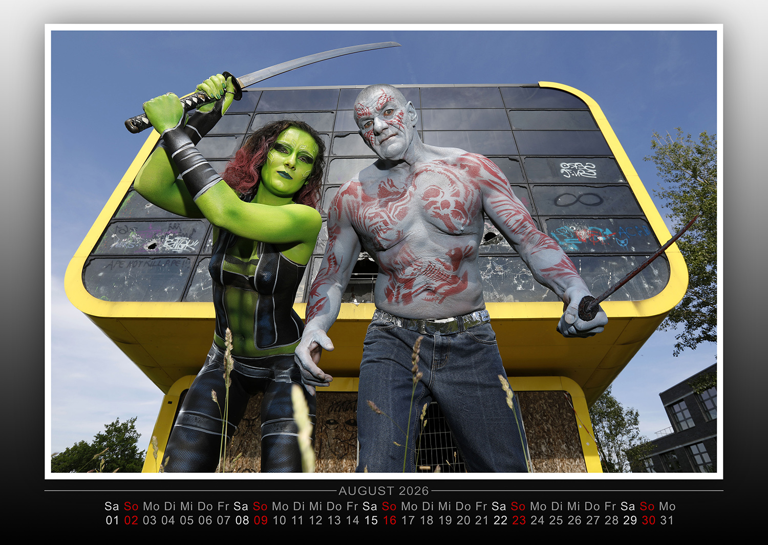 Kalender 2026: Farbkörper - Bodypainting Variationen Kalender 2026: Farbkörper - Bodypainting Variationen