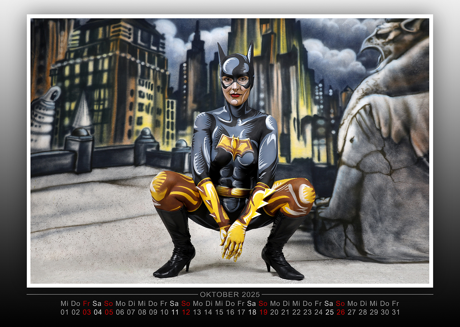 Kalender 2025: Farbkörper - Bodypainting Variationen