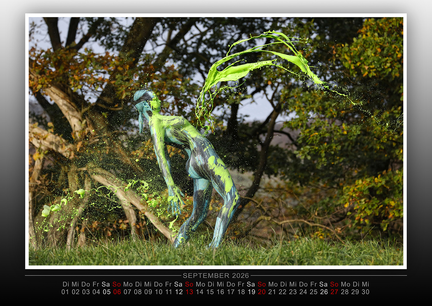 Kalender 2026: Farbkörper - Bodypainting Variationen Kalender 2026: Farbkörper - Bodypainting Variationen