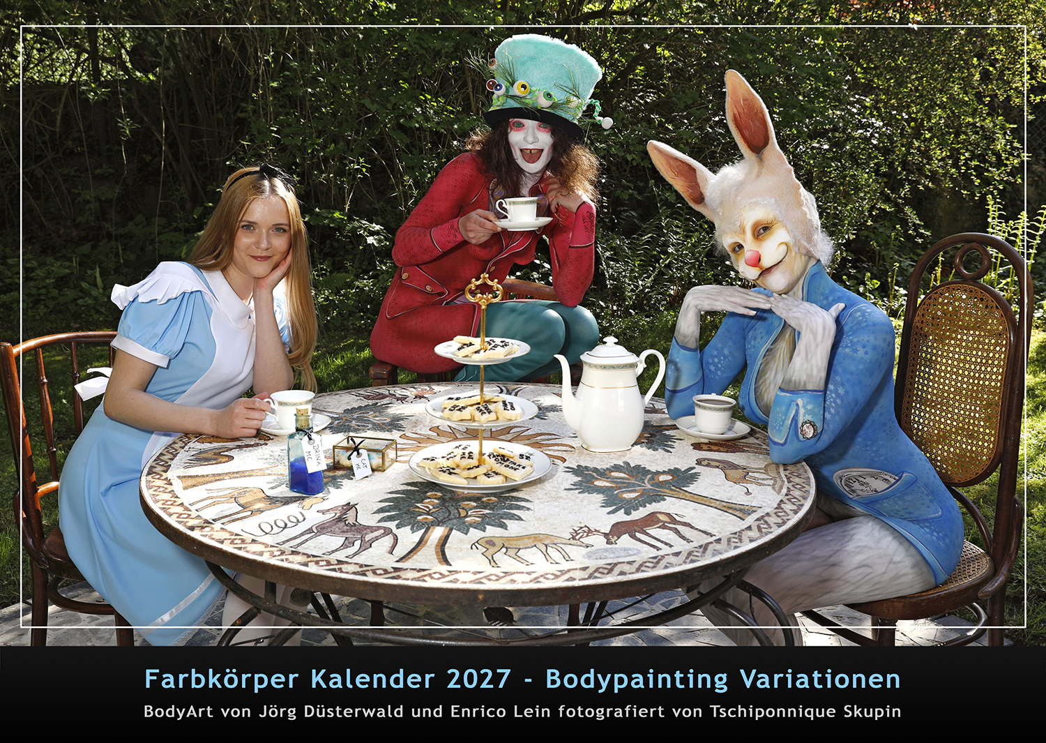 Kalender 2027: Farbkörper - Bodypainting Variationen
